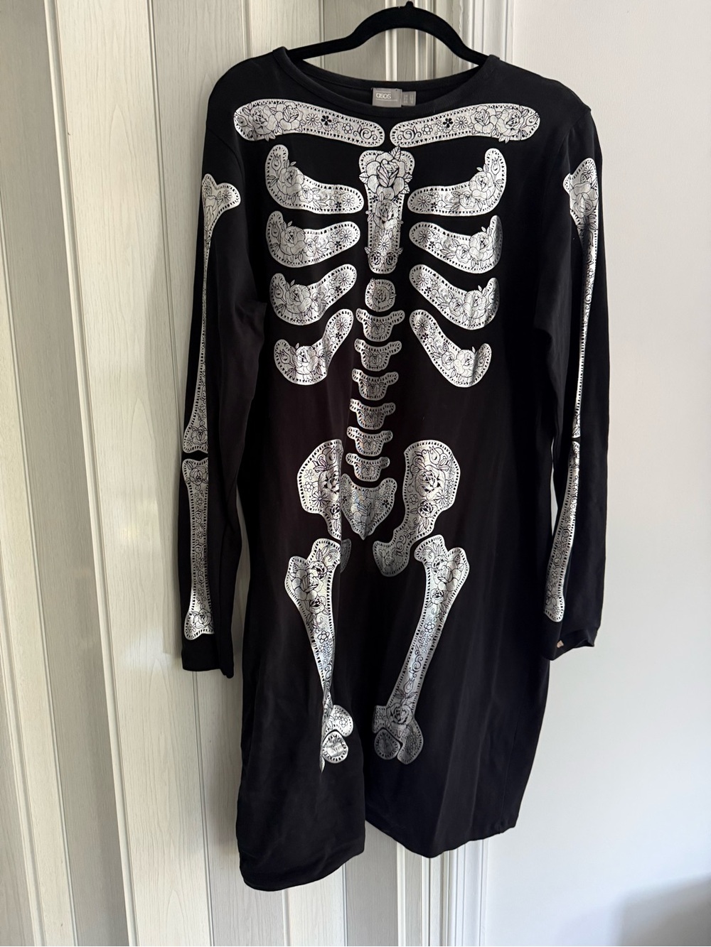 ASOS bodycon skeleton dress